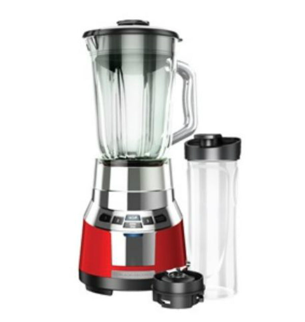 Black & Decker® BL1821RG-P FusionBlade™ Digital Blender w/Personal Smoothie Jar