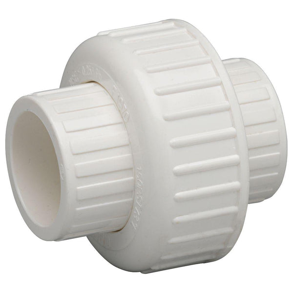 Homewerks® 511-14-112-112B PVC Schedule 40 Solvent-Weld Slip Union, 1-1/2"