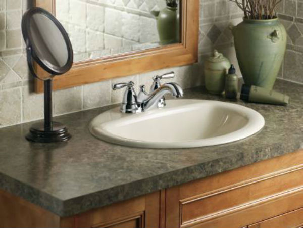 Moen WS84912 Banbury® Two-Handle Low Arc Lavatory Faucet, Chrome