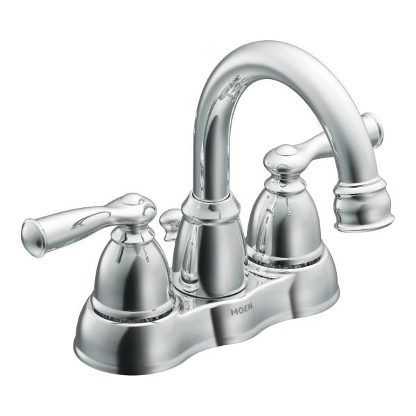 Moen WS84913 Banbury® Two-Handle High Arc Lavatory Faucet, Chrome