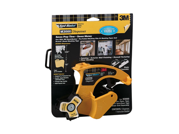 3M M3000 Hand Masker Heavy Duty Masking Paper Dispenser