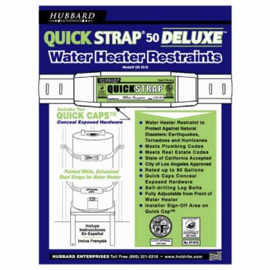 Quick Strap® QS-50-D Deluxe Water Heater Restraint