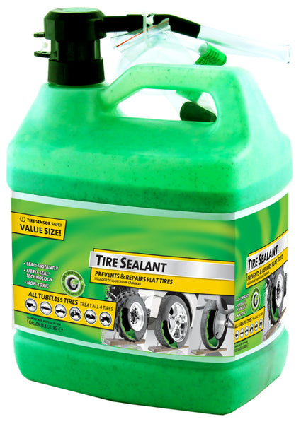 Slime® 10163 Super Duty Tire Sealant with Pump, 1-Gallon