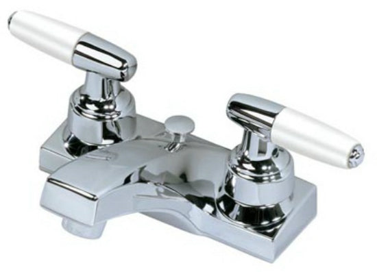 BayPointe™ 116903CA 2-Handle Lavatory Faucet with Plastic Pop Up, Basic Chrome
