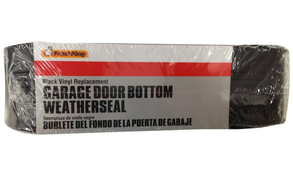 Frost King® RV9 Vinyl Garage Door Bottom Weather Seal, Black, 2-3/4" x 10'