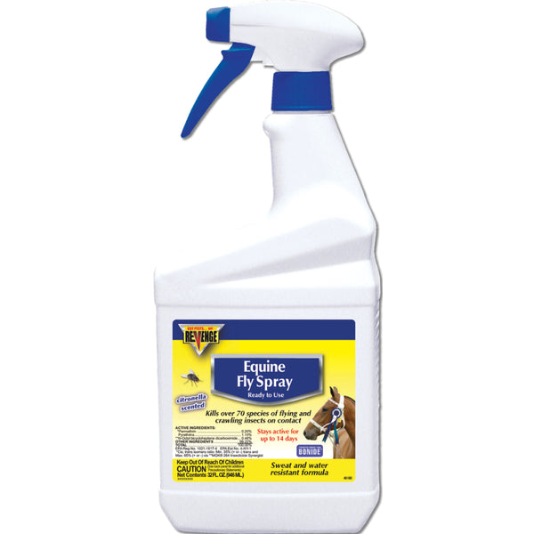 Bonide® 46180 Revenge® Equine Fly Spray, Ready to Use, 1 Quart