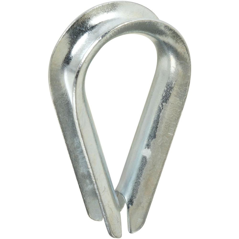 National Hardware® N176-859 Steel Rope Thimbles, Zinc Plated, 5/8", 3232BC