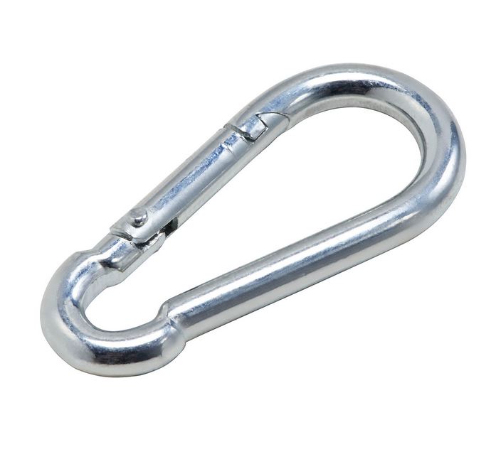 National Hardware® N350-510 Safety Opening Interlocking Spring Snap, Zinc, 1/4"