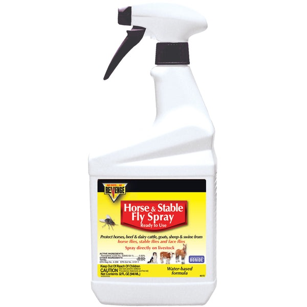 Bonide® 46172 Revenge® Horse & Stable Fly Spray, Ready to Use, 1 Qt