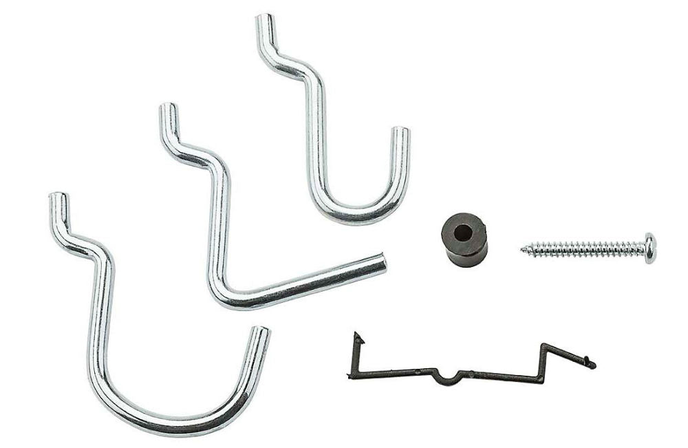National Hardware® N182-001 Locking Peg Hook Assortment, Zinc Plated, 27-Piece