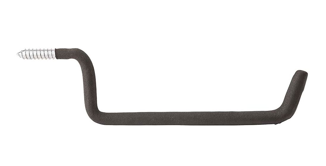 National Hardware® N112-024 Large Steel Ladder Hook with Black Vinyl Coated