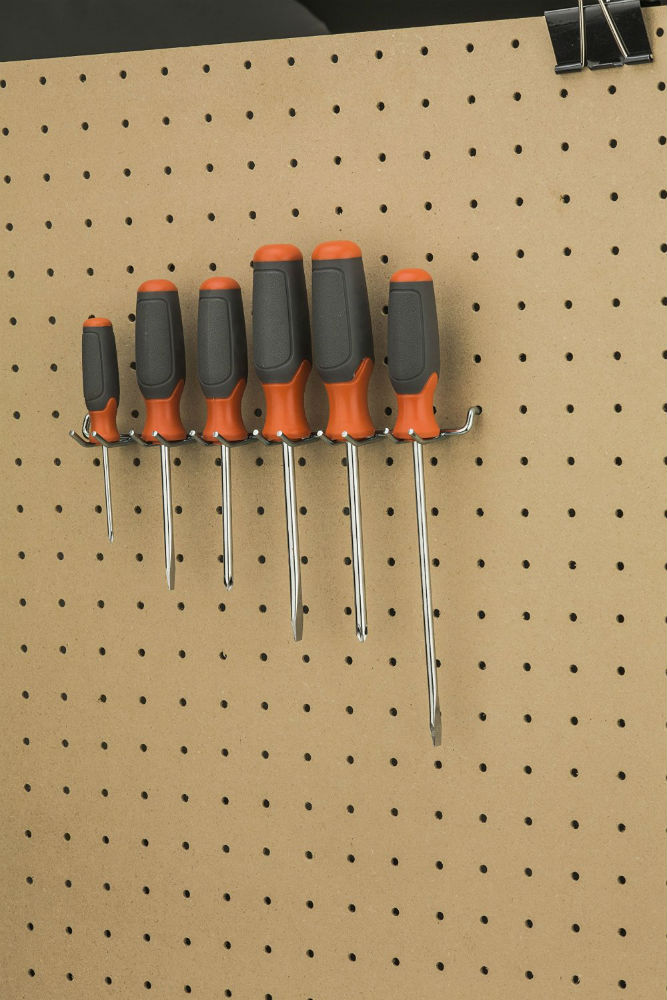 National Hardware® N180-041 Steel Multi-Tool Rack, Zinc Plated, 1-1/2"