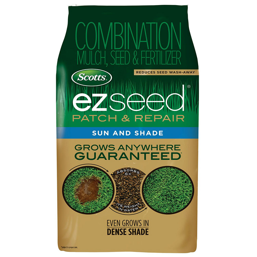 Scotts 17540 EZ Seed Patch & Repair Sun and Shade Grass Seed Mix, 10 Lb, 1-0-0