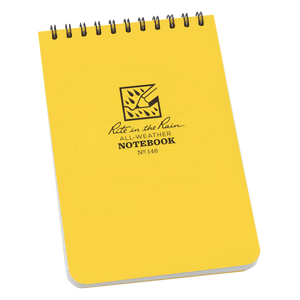 Rite in the Rain® 146 All-Weather Top-Spiral Pocket Notebook, 4" x 6", 100 Pages