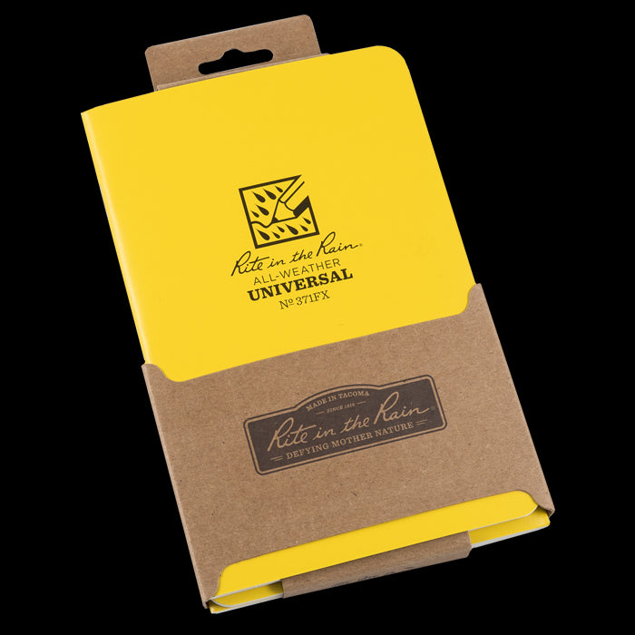 Rite in the Rain® 371FX All-Weather Side-Stapled Notebook, 4-5/8" x 7", 3-Pack