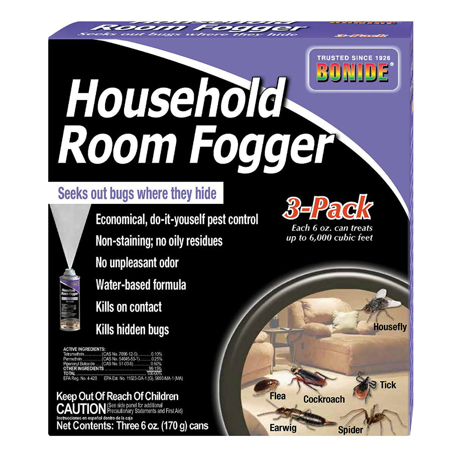 Bonide® 683 Household Room Fogger, 6 Oz, 3-Pack