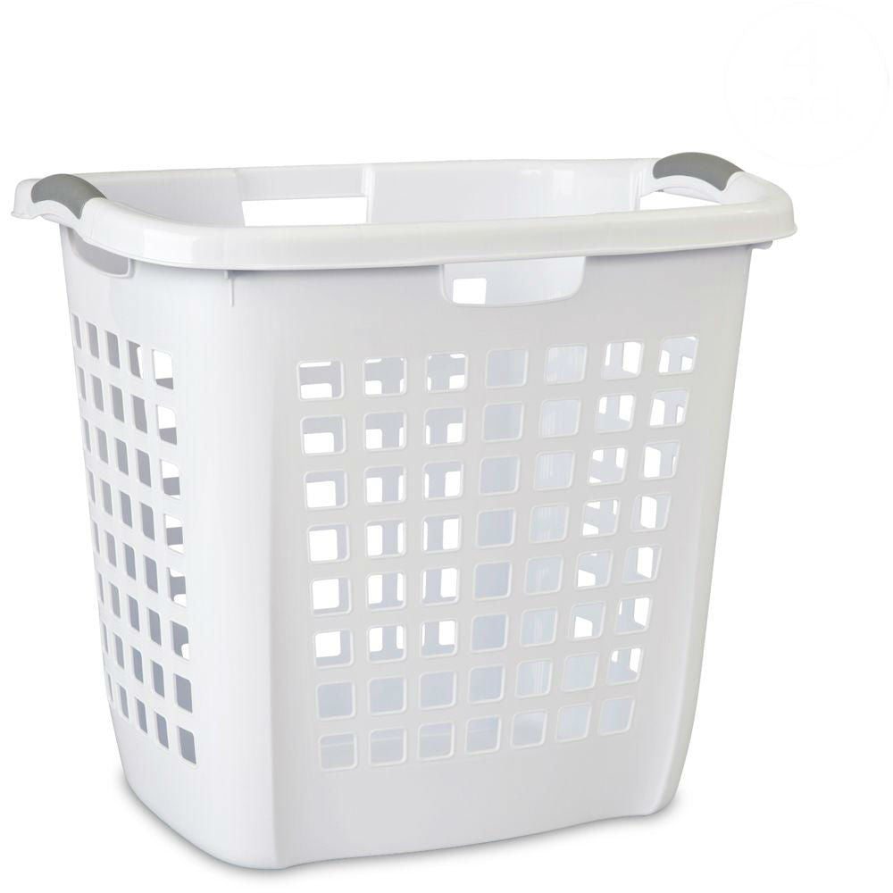 Sterilite 12258004 Ultra Easy Carry Hamper w/ Integrated Handles, White