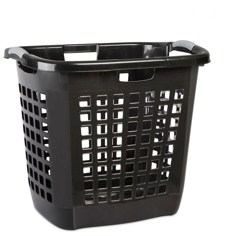 Sterilite® 12259004 Ultra™ Easy Carry Hamper w/ Integrated Handles, Black