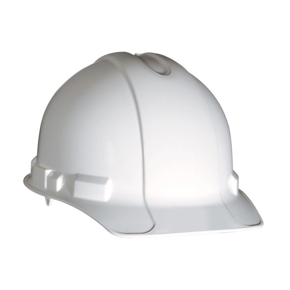 3M™ CHH-R-W6-PS Non-Vented Hard Hat with 4-Point Ratchet Suspension, White