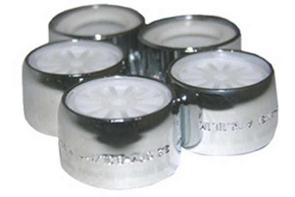 Lasco  09-8015 Chrome Female Thread Aerator, 1.2 GPM, 55/64" x 27, 5-Pack