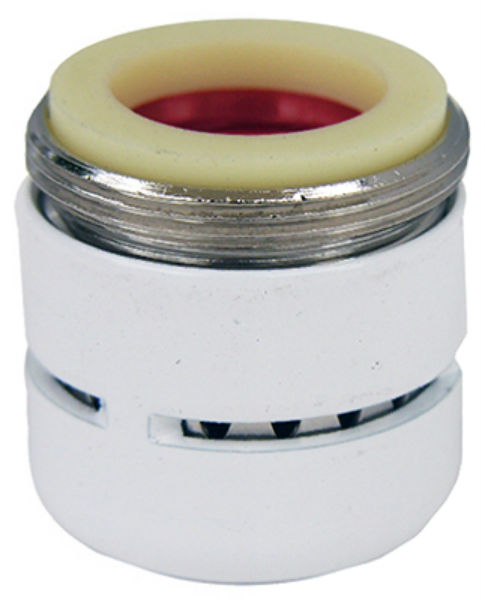 Lasco 09-9975 Dual Thread Aerator, White, 1.8 GPM, 55/64" x 15/16"