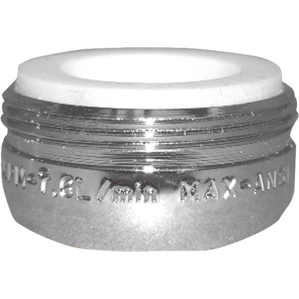 Lasco 09-8121 Chrome Male Thread Aerator, 1.2 GPM, 15/16" x 27