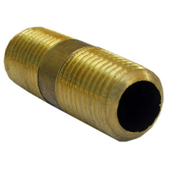 Lasco 17-9353 Lead Free Brass Pipe Nipple, 1/4" MPT x 1-1/2" Short