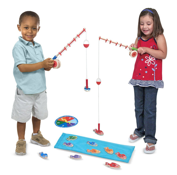 Melissa & Doug® 5149 Catch & Count Magnetic Fishing Rod Set, Age 3+