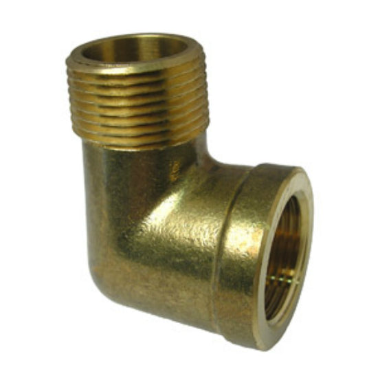 Lasco 17-9079 Lead Free 90 Degree Brass Elbow, 3/4" FPT x 3/4" MPT
