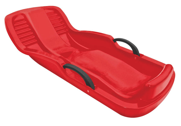 Flexible Flyer 660 Winter Heat Kids Plastic Snow Sled with Brakes, 38", Red