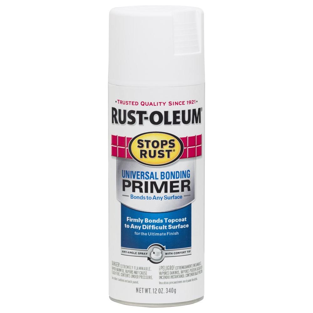 Rust-Oleum® 285011 Stops Rust® Universal Bonding Primer Spray, White, 12 Oz
