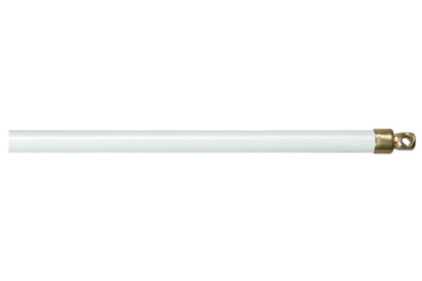 Kenney™ KN641-1 Swivel End Sash Rod, White, 21" - 38"