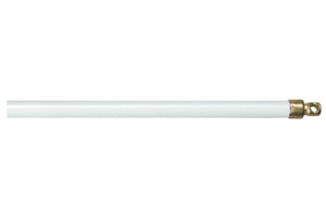 Kenney™ KN641-1 Swivel End Sash Rod, White, 21" - 38"