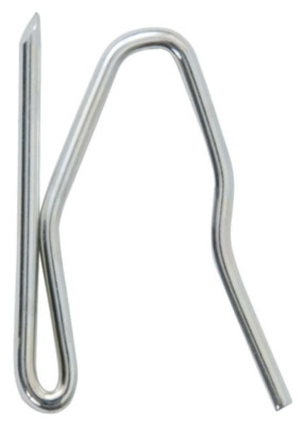 Kenney™ KN1002 Heavy Duty Drapery Pin-On Hooks, Zinc, 1-1/2", 14-Pack