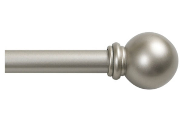 Kenney™ KN71609 Chelsea Cafe Curtain Rod, Champagne Silver, 48" - 86"