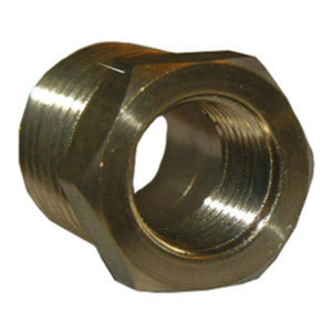 Lasco 17-9241 Brass Reducing Hex Bushing, 1/4" MPT x 1/8" FPT