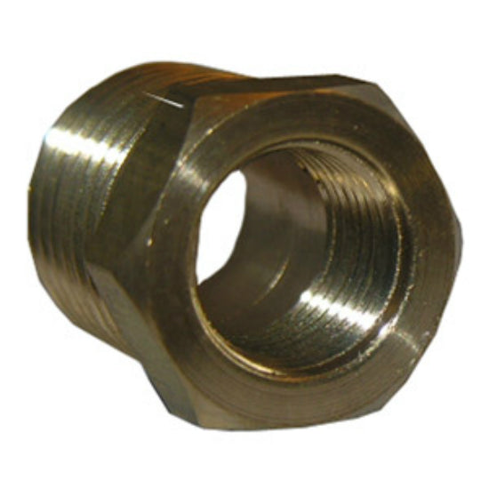 Lasco 17-9241 Brass Reducing Hex Bushing, 1/4" MPT x 1/8" FPT