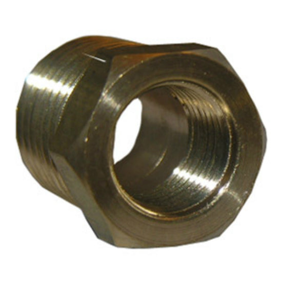 Lasco 17-9243 Brass Reducing Hex Bushing, 3/8" MPT x 1/8" FPT