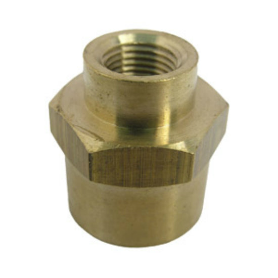 Lasco 17-9273 Brass Reducing Hex Bushing, 3/8" FPT x 1/8" FPT