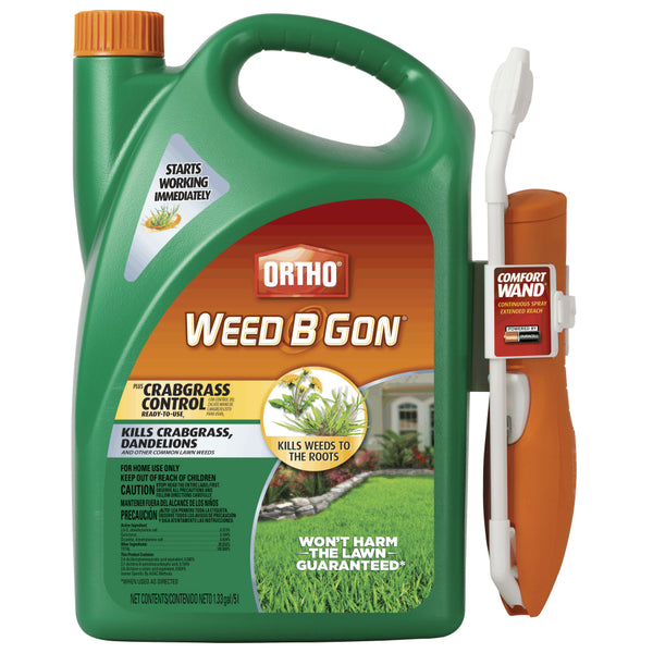 Ortho® 0446010 Weed B Gon® Max® Plus Crabgrass Control, RTU, 1.1 Gallon