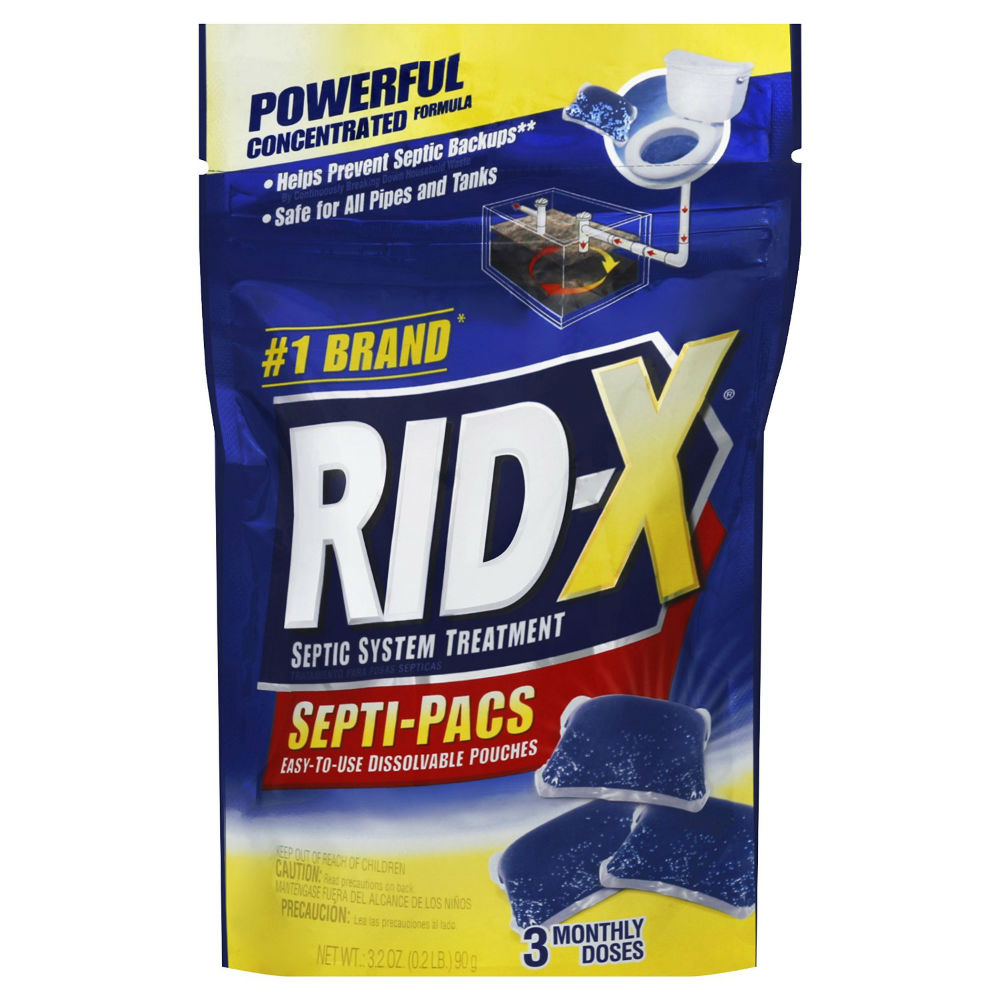  Rid-X Septic System Treatment 3-Monthly Supply Dual