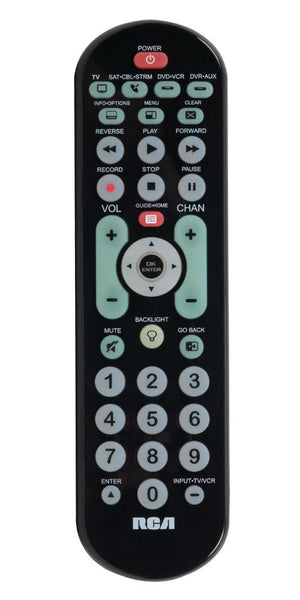 RCA RCRBB04GR 4-Device Big-Button Universal Remote Control