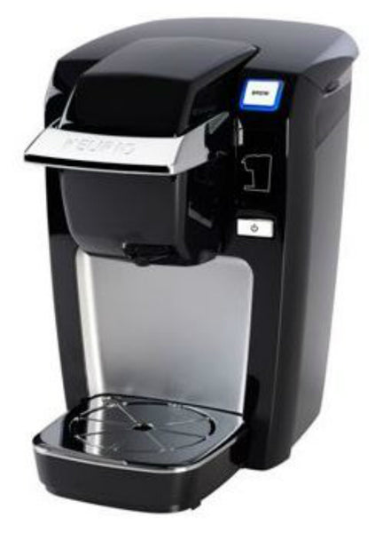 Keurig® 120309 Compact Size K15 Coffee Brewer, Black, Brews in 2 Min