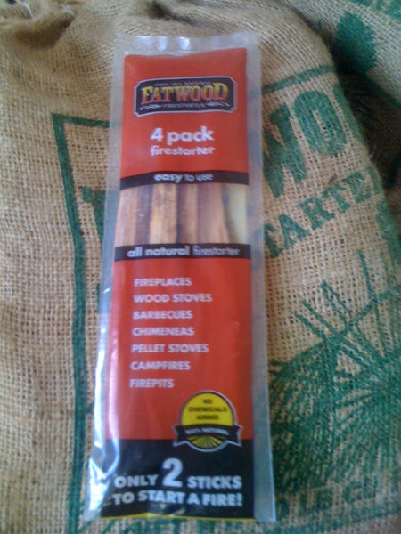 Fatwood® 9900 100% All Natural Firestarter Stick, 4-Pack