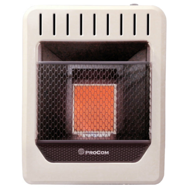 ProCom® MG1TIR Dual Fuel Vent Free Infrared Wall Heater, 10000 BTU