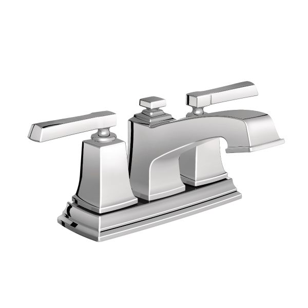 Moen® WS84800 Boardwalk™ Two-Handle Low Arc Lavatory Faucet, Chrome