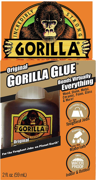 Gorilla Glue® 5000201 Original Incredibly Strong Waterproof Adhesive, 2 Oz