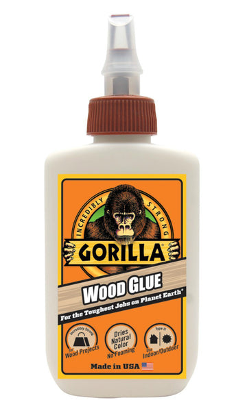 Gorilla® 6202003 Incredibly Strong Wood Glue, 4 Oz