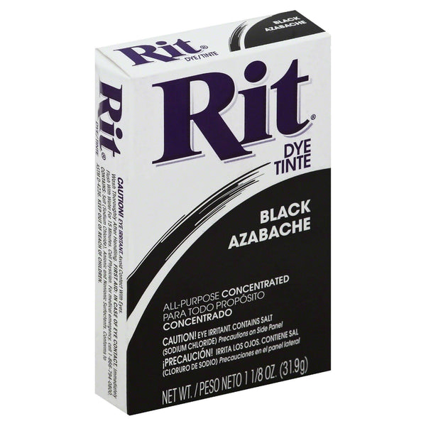 Rit® 83150 All-Purpose Concentrated Powder Dye, Black, 1-1/8 Oz