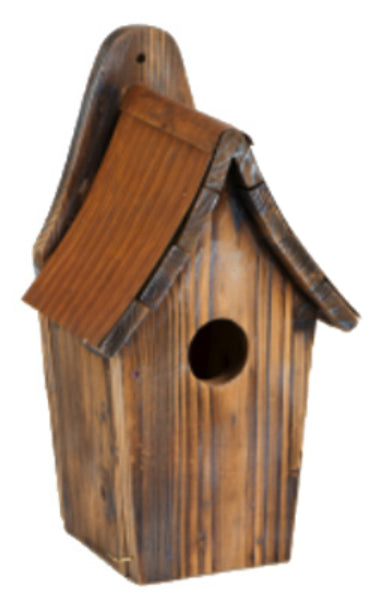 Heritage Farms HF31790 Rustic Bluebird House with Metal Roof